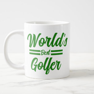 Caneca De Café Grande Melhor Pai de Golfista do Mundo - Taça Gigante de 