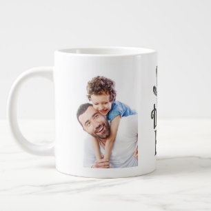 Caneca De Café Grande Melhor Pai de sempre - Presente Personalizado de C