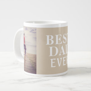 Caneca De Café Grande Melhor Pai do Mundo no Dia dos Pais 2 Colagem de F