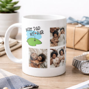 Caneca De Café Grande Melhor Pai Golfista Por Par Golfe Piada 7 Foto