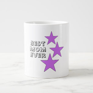 Caneca De Café Grande Melhor Tipografia de Mãe Nunca