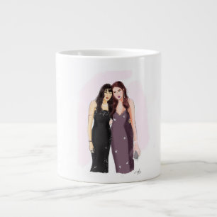 Caneca De Café Grande Melhores amigos