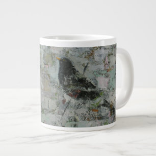 Caneca De Café Grande Melro na árvore