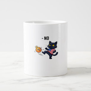Caneca De Café Grande Meme Político Engraçado Sem Gato