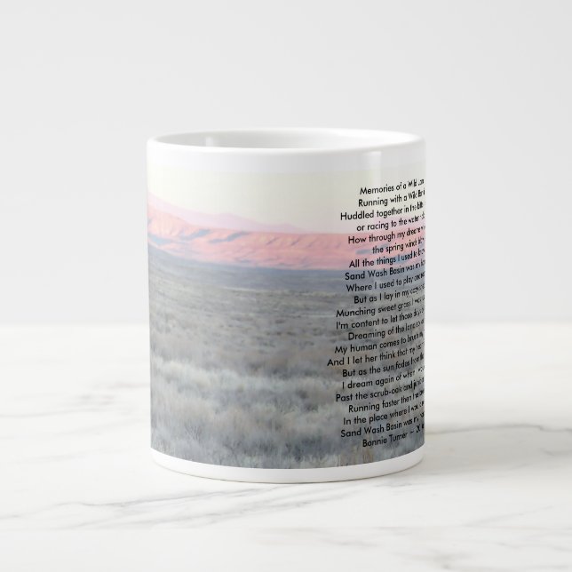 Caneca De Café Grande Memórias de uma Terra Selvagem (Frente)