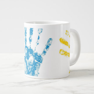 Caneca De Café Grande Meninos Manuais em Paint