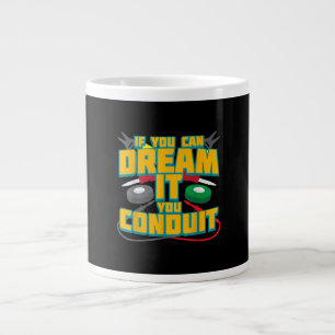 Caneca De Café Grande Mens Se Você Pode Sonhar Você Me Conduz Engraça