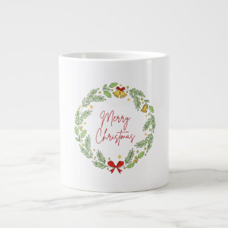 Caneca De Café Grande Merry Christmas