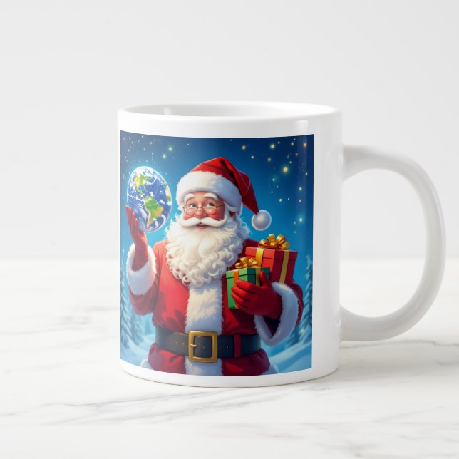 Caneca De Café Grande „Merry Christmas“1 (Direita)