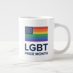 Caneca De Café Grande Mês do Orgulho LGBT  Estados Unidos