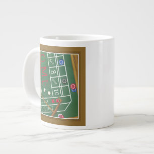 Caneca De Café Grande Mesa de casino com calça e dispositivo