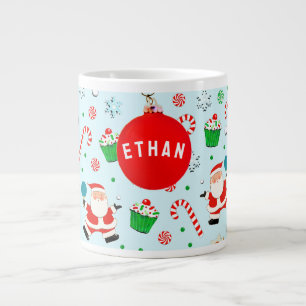 Caneca De Café Grande mesa de Natal personalizado