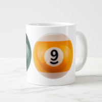 Mesa de piscina 69 do SlipperyJoe, duas bolas de b