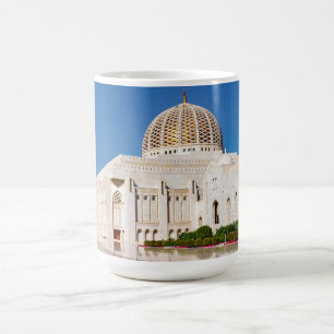 Caneca De Café Grande Mesquita de Sultão Qaboos em Muscat, Omã