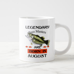 Caneca De Café Grande Mestrados de Bass Legendários estão Nasceres em