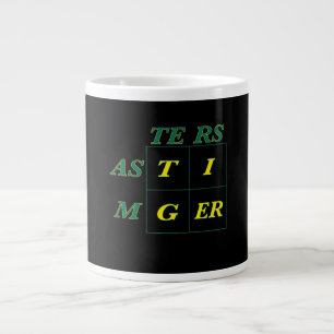 Caneca De Café Grande Mestrados Tiger Goat Woods
