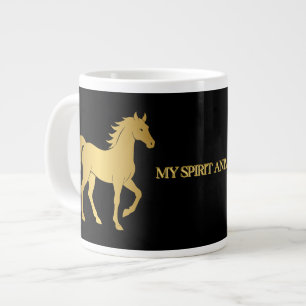 Caneca De Café Grande Meu Espírito Animal - Cavalo
