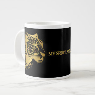 Caneca De Café Grande Meu Espírito Animal - Jaguar