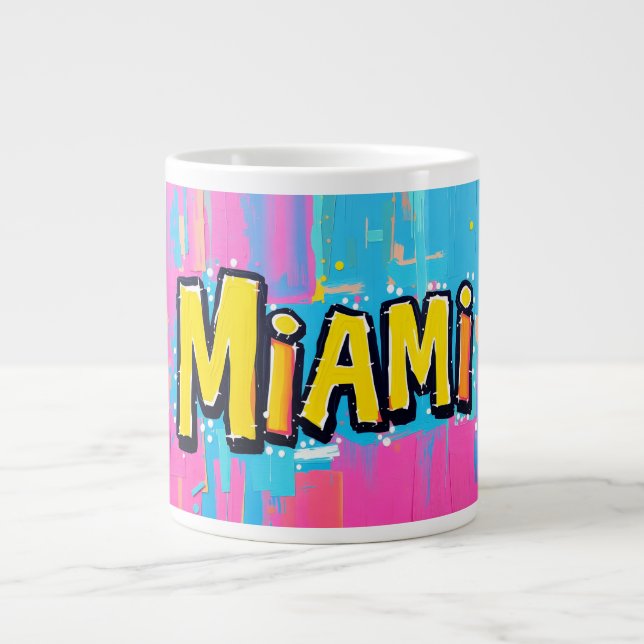 Caneca De Café Grande Miami (Frente)