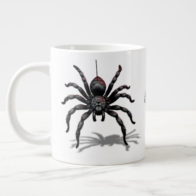 Caneca De Café Grande Midnight Weaver (Spider and the Web) Themed  (Esquerda)