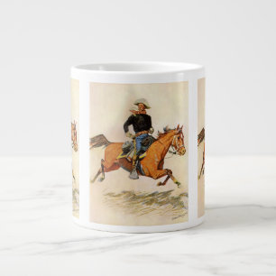 Caneca De Café Grande Militar Antigo, Um Oficial de Cavalaria por Reming