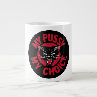 Caneca De Café Grande Minha Pussy Minha Escolha