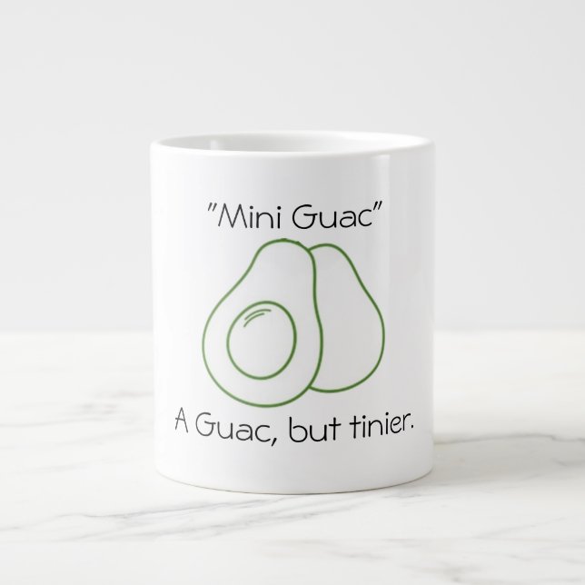Caneca De Café Grande Mini Guac (Frente)