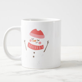 Caneca De Café Grande Minimalist Christmas Mug – Modern Holiday Coffee &