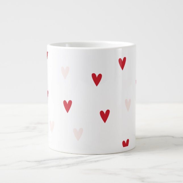 Caneca De Café Grande Minimalist “Je t’❤️” Mug (Frente)