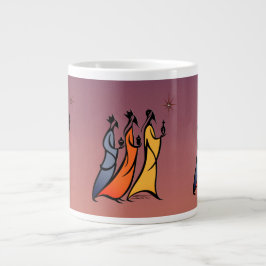 Caneca De Café Grande Minimalist Three Wise Men