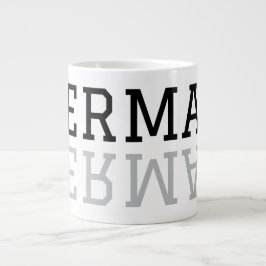 Caneca De Café Grande Mirror Mug