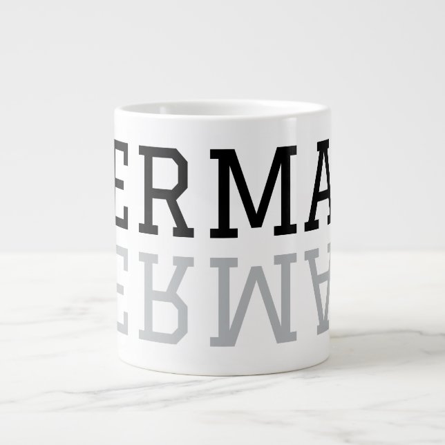 Caneca De Café Grande Mirror Mug (Frente)