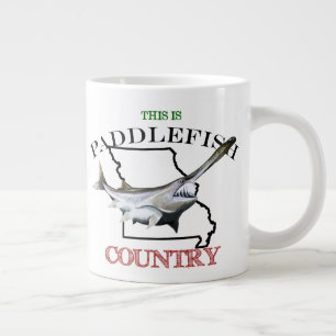 Caneca De Café Grande Missouri é Paddlefish Country