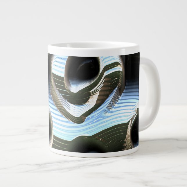 Caneca De Café Grande ML3 Jumbo Mug (Frente Esquerda)