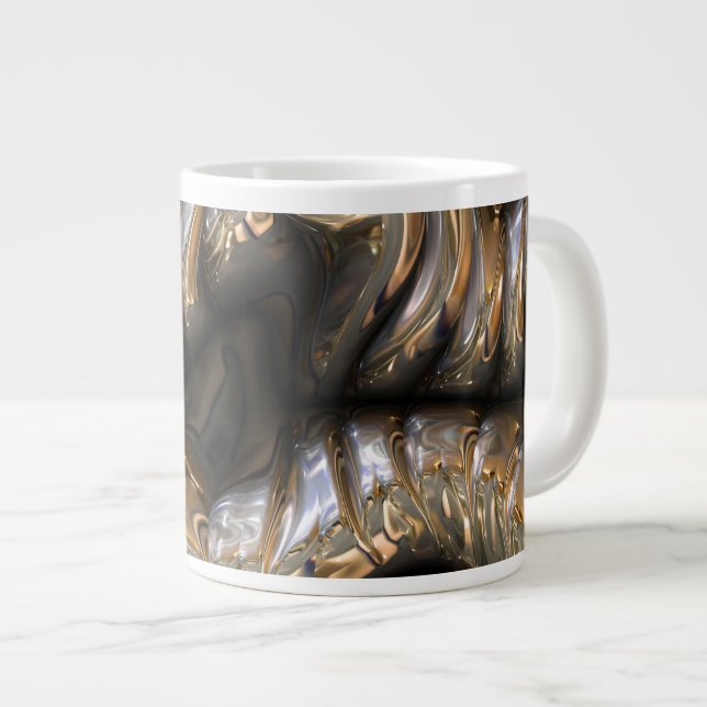 Caneca De Café Grande ML6 Jumbo Mug (Frente Esquerda)