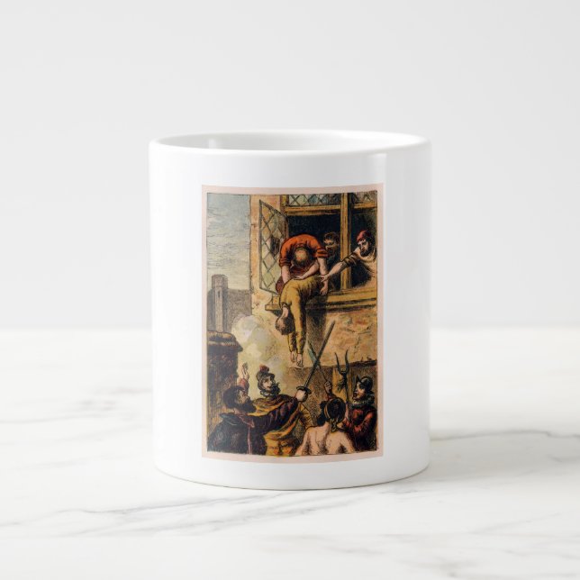 Caneca De Café Grande Mob Justice no Santo Bartholomew Day Massacre (Frente)