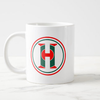 Caneca De Café Grande Modern H Letter Logo 