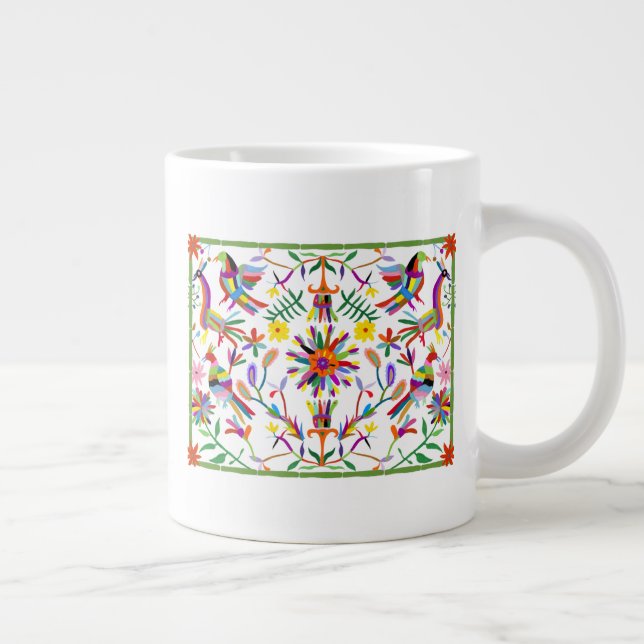 Caneca De Café Grande Modern Otomi Design II (Direita)