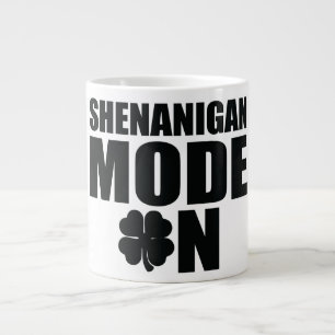 Caneca De Café Grande Modo Shenanigan ligado