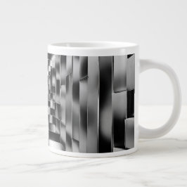 Caneca De Café Grande mok met optical illusion