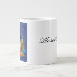 Caneca De Café Grande Molho de abóbora de gato preto