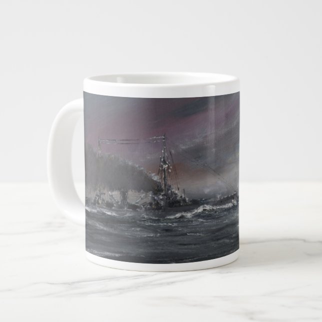 Caneca De Café Grande Moltke Jutland 1916.2014 (Frente Esquerda)