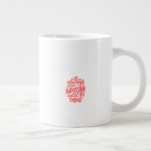 Caneca De Café Grande Momentos Diários de Café Inspirador