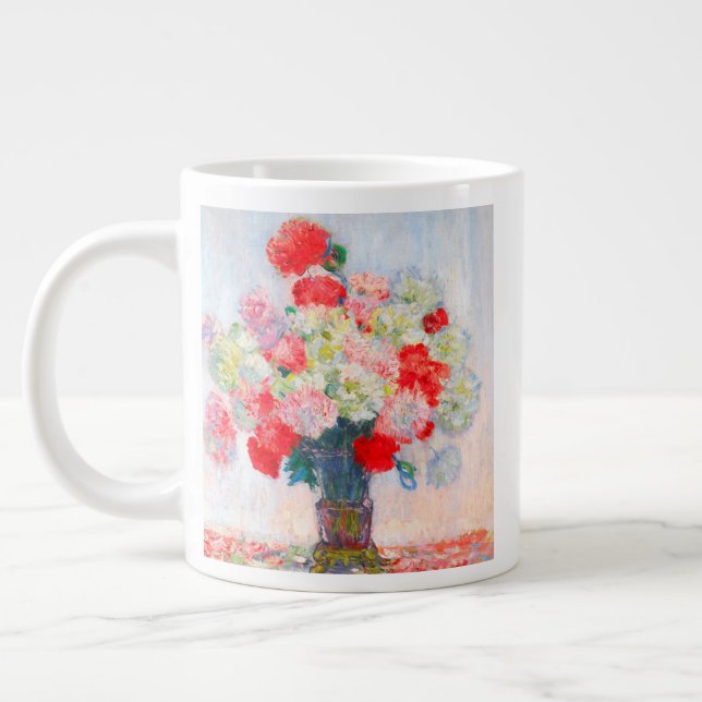 Caneca De Café Grande Monet Peonies (Esquerda)