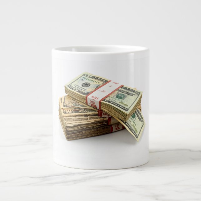 Caneca De Café Grande money (Frente)