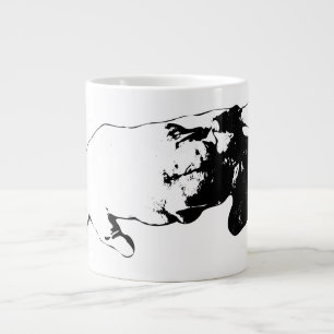 Caneca De Café Grande Monitoramento de Encaixe - Silencioso Incluso