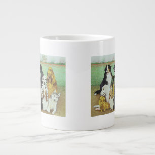 Caneca De Café Grande Monitorização de Cães