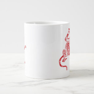 Caneca De Café Grande Monkey Mug