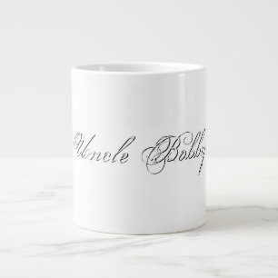 Caneca De Café Grande Monograma 3d de Letra Mínima