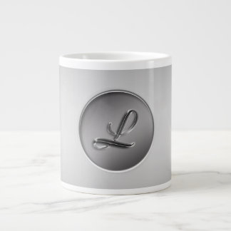 Caneca De Café Grande Monograma "Letra L"